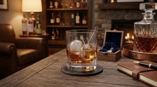 Top idées de cadeaux : verre à whisky personnalisable